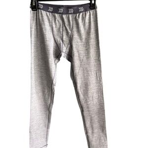 All in motion boys Textured Sport Leggings under pants thermal pants Gray